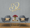 Personalized Metal Heart Wall Art Sign