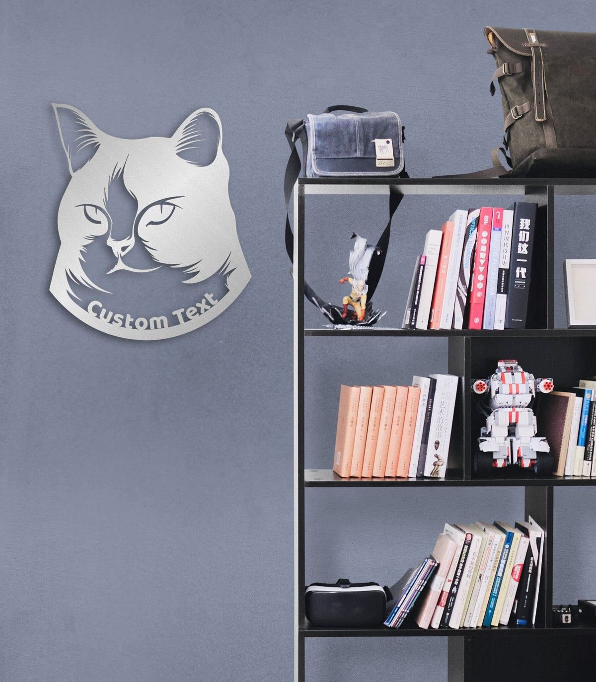 Personalized Metal Cat Wall Art and Decor