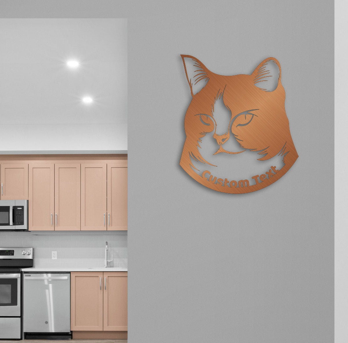 Personalized Metal Cat Wall Art and Decor