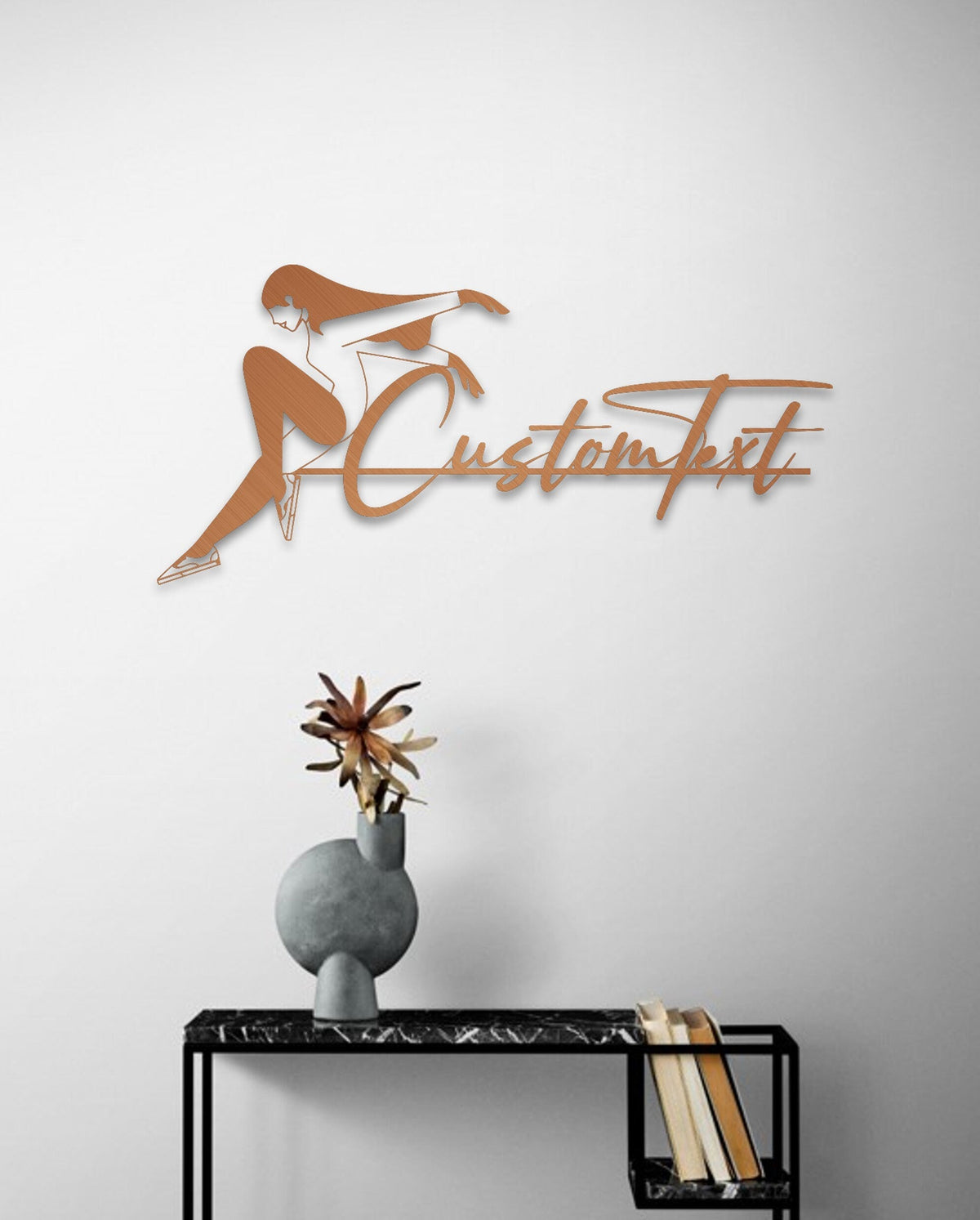 Metal Woman Wall Art and Custom Decor