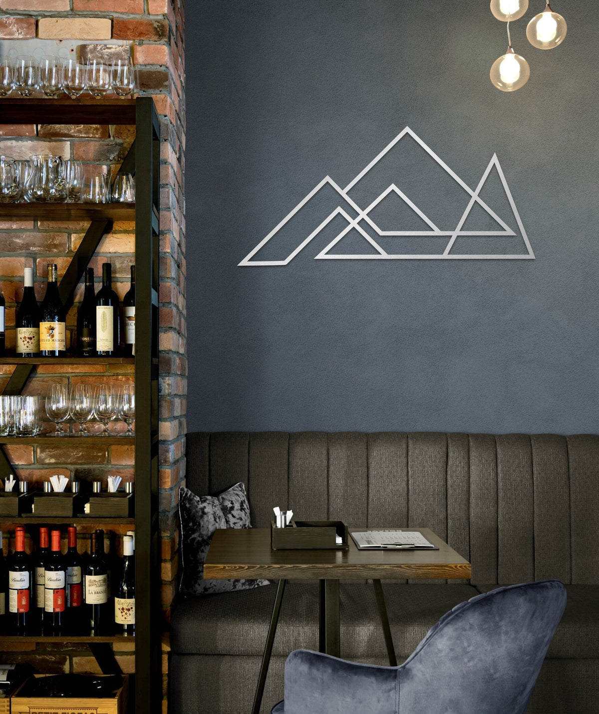 Mountain Metal Wall Art and Modern Decor