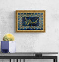 Islamic Wall Art, Allah is Enough for Us, Print on Wood Framed Islamic Gifts for Muslims