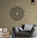 Mandala Metal Wall Art in Black