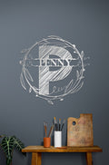 Custom Metal Family Name Wall Art