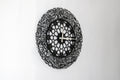 Metal Ayatul Kursi Islam Wall Clock, Islamic Wall Art, Matte Colors, Arabic or English Number