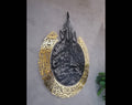 Shiny Large Metal Ayatul Kursi Islamic Wall Art