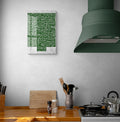 Glass Ayatul Kursi Islamic Wall Art Kufic Calligraphy