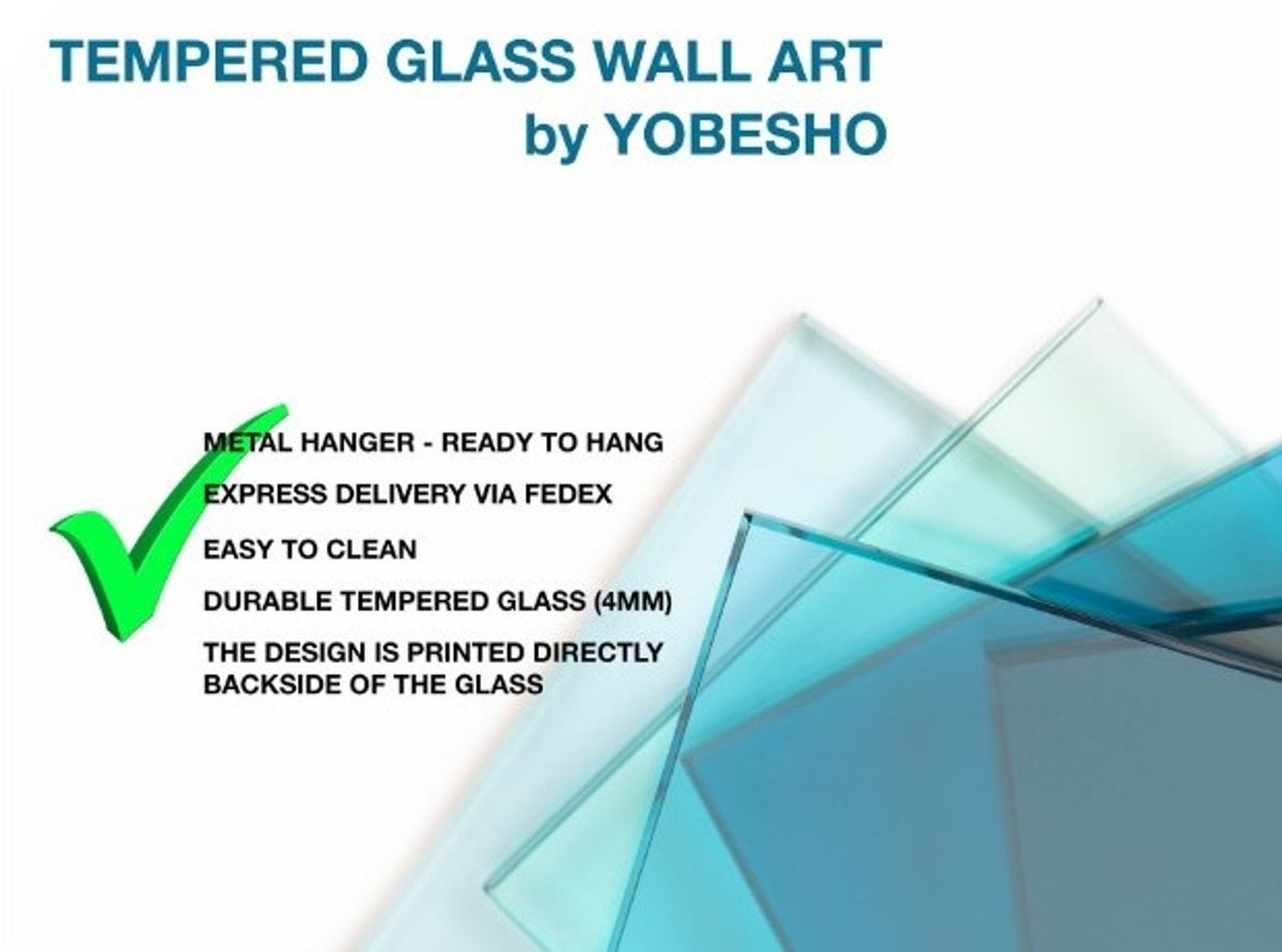 Glass 99 Names of Allah Islamic Wall Art Kufic Arabic Calligraphy