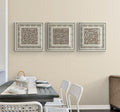 Glass Ayatul Kursi Islamic Wall Art with Al Falaq and Al Nas Arabic Kufic Calligraphy